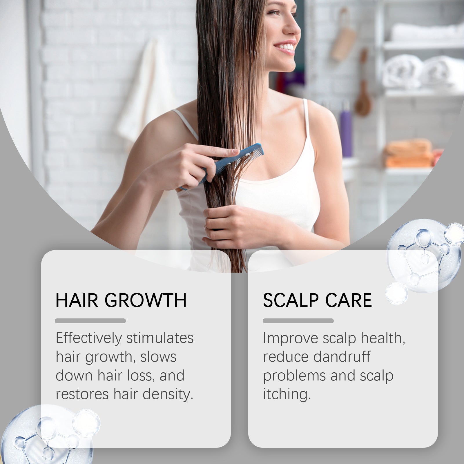 Hair Growth Serum with 6 different formulations